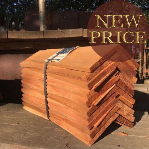 No.1 Blue Label Western Red Cedar Ridge Tiles bundle **NEW PRICE**