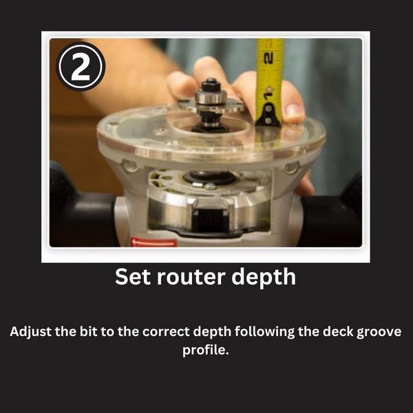 DeckWise ® Slot Cutter Bit