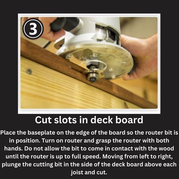 DeckWise ® Slot Cutter Bit