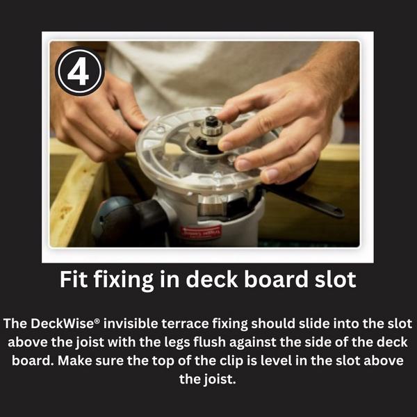 DeckWise ® Slot Cutter Bit