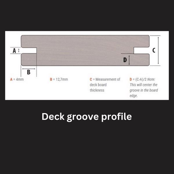 DeckWise ® Slot Cutter Bit