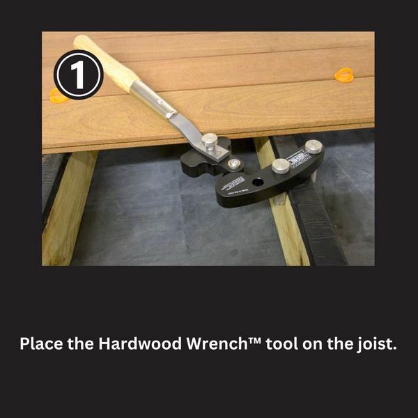 Hardwood Wrench - Deck Board Straightening Tool