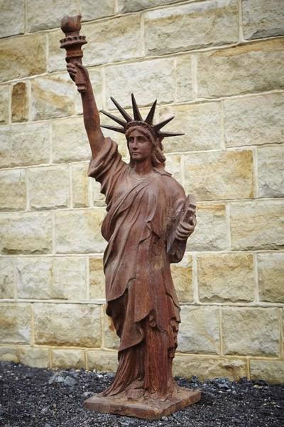 Cast Iron Statue of Liberty