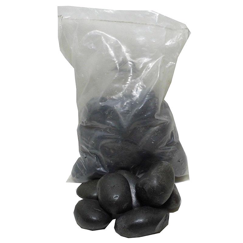 8-10cm Polished Pebbles - BLACK