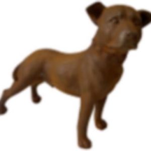 Cast Iron Terrier Statue