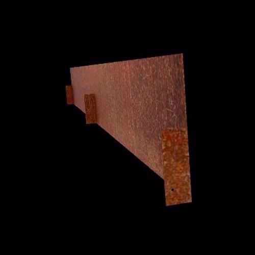 Corten Steel Edging - Straight Edge
