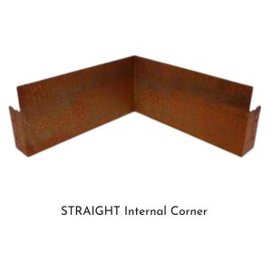 Corten Steel Edging - Straight Internal Corner