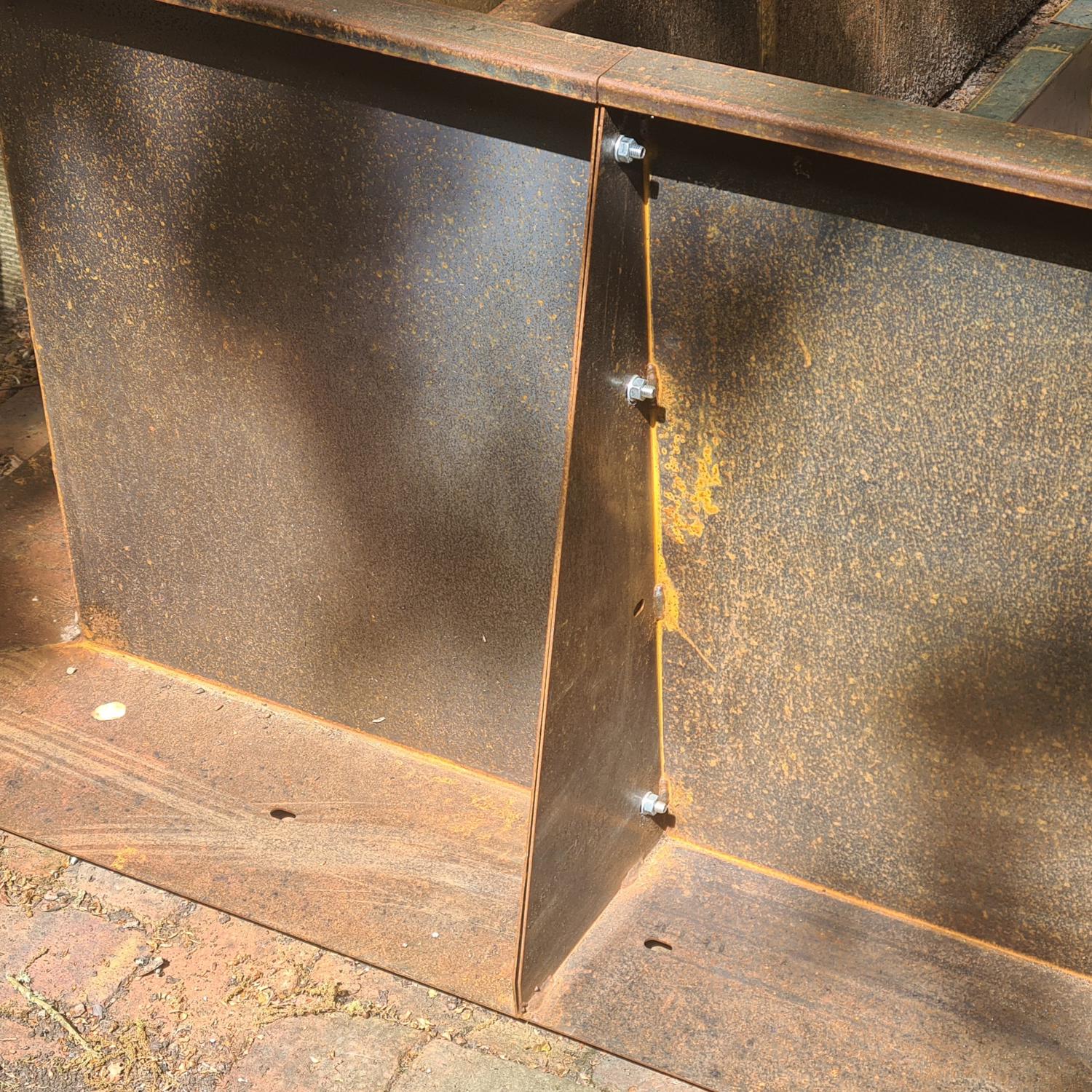 Corten Steel Garden Retaining Wall - 400 (H)mm