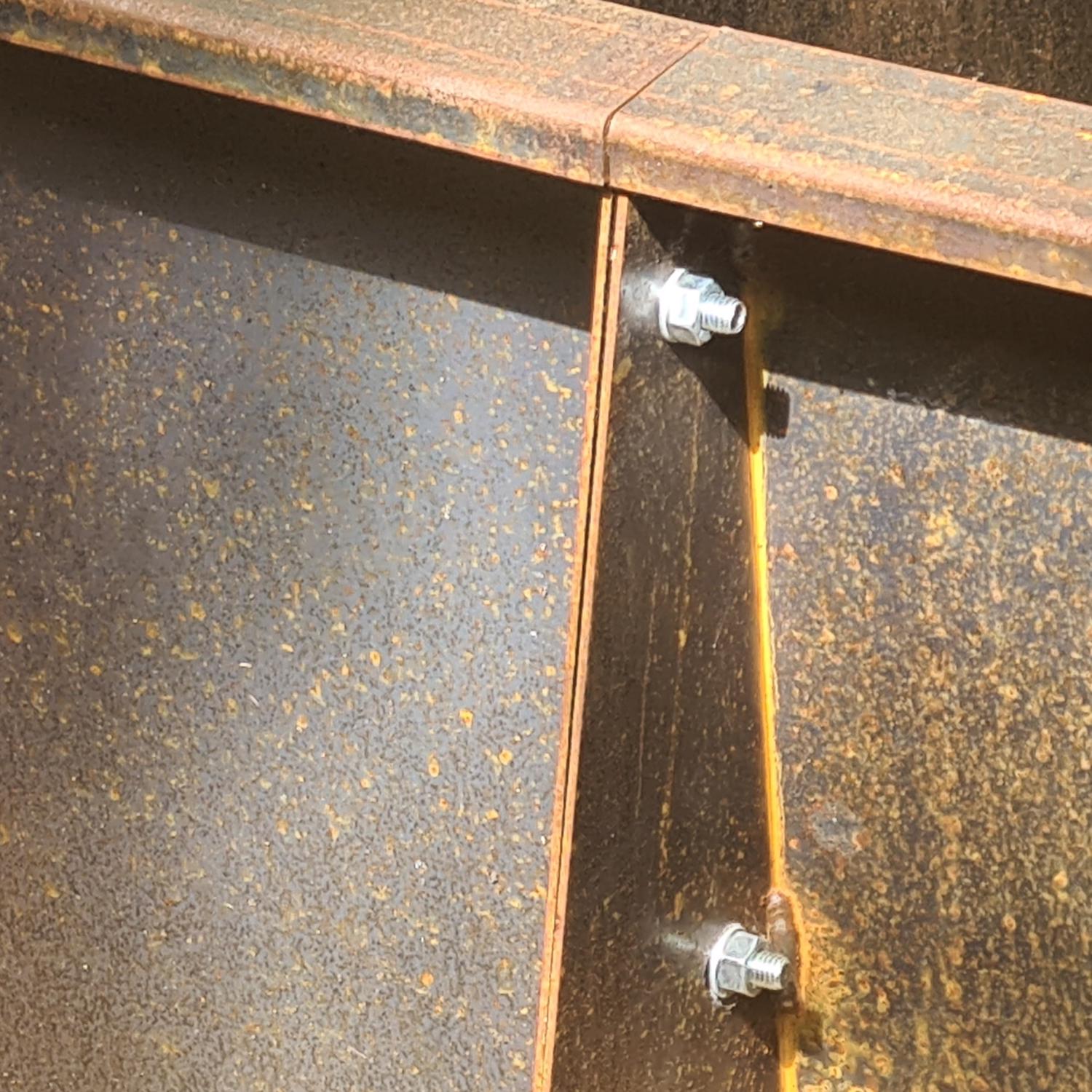 Corten Steel Garden Retaining Wall - 400 (H)mm