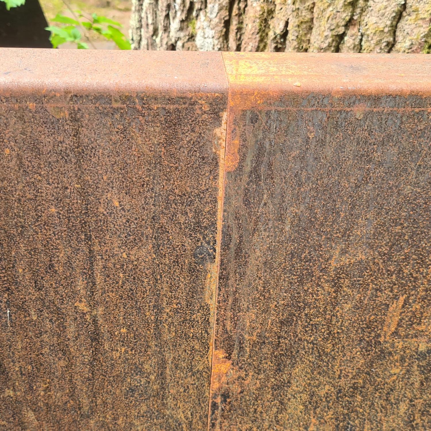 Corten Steel Garden Retaining Wall - 400 (H)mm