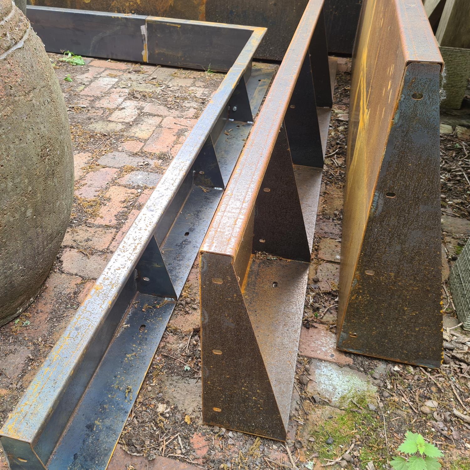 Corten Steel Garden Retaining Wall - 400 (H)mm