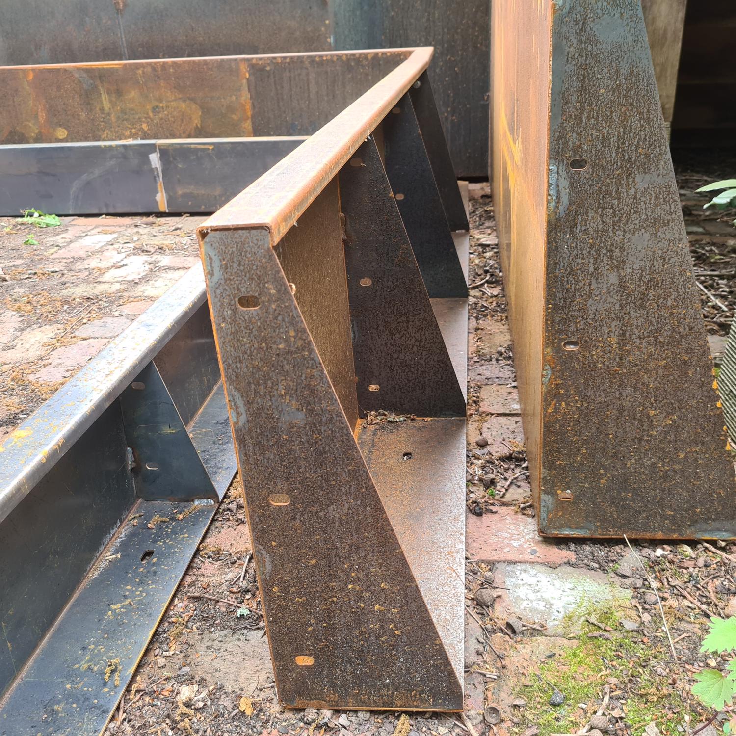 Corten Steel Garden Retaining Wall - 400 (H)mm