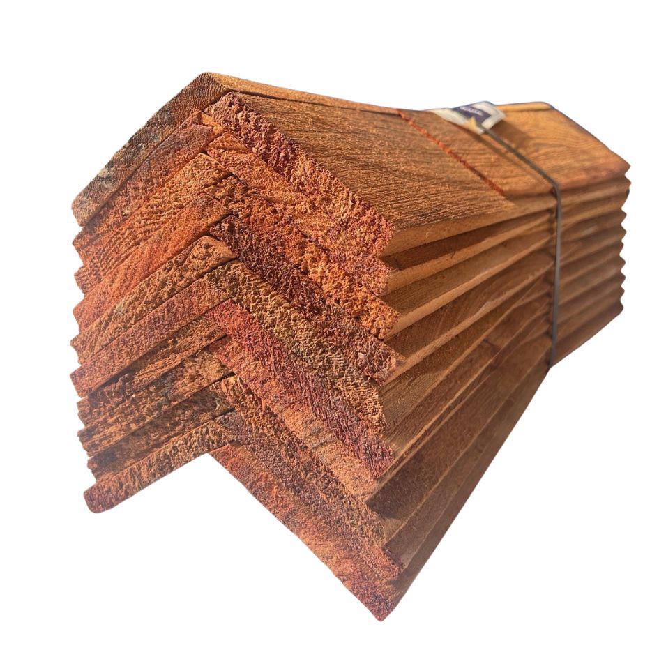 No.1 Blue Label Western Red Cedar Ridge Tiles bundle