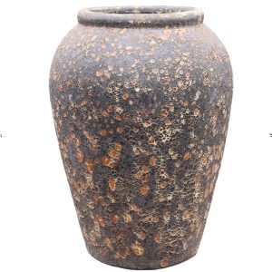 Glazed Ceramic Ishim Vase - Rustic Atlantis