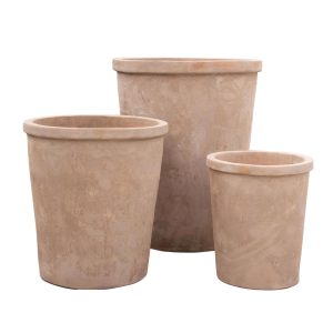 Glazed Ceramic Classic Cylinder - Antique Terracotta