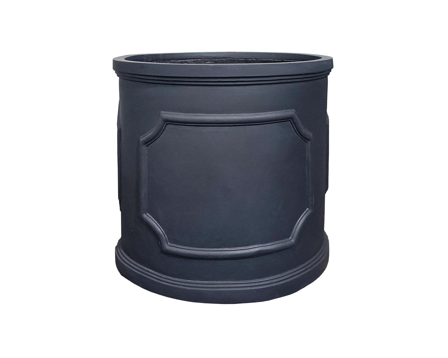 Clayfibre Chelsea Cylinder Planter - Grey