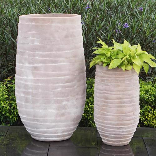 Terracotta Antique Surfer Circle Vase
