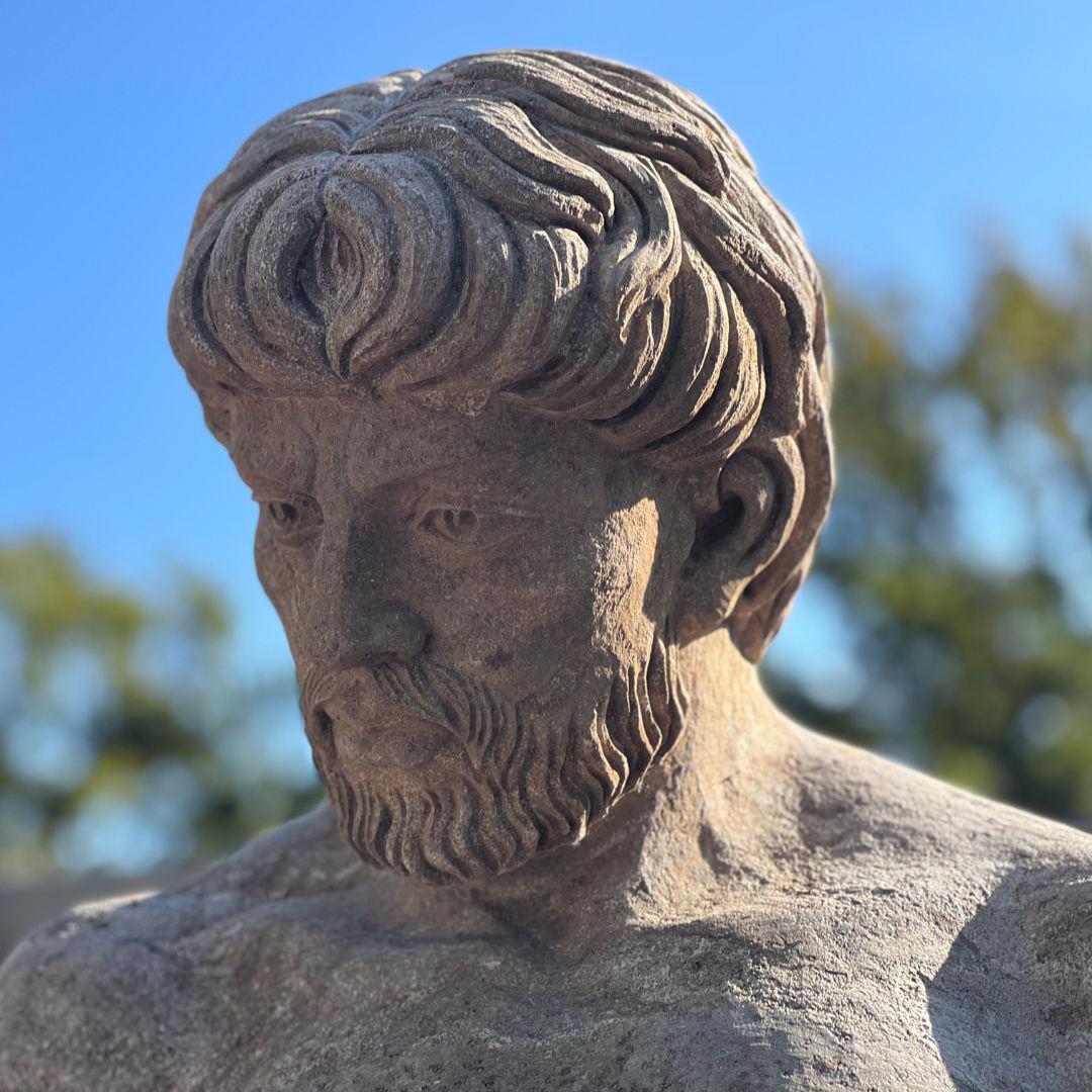 Set of 4 Limestone Classic figures